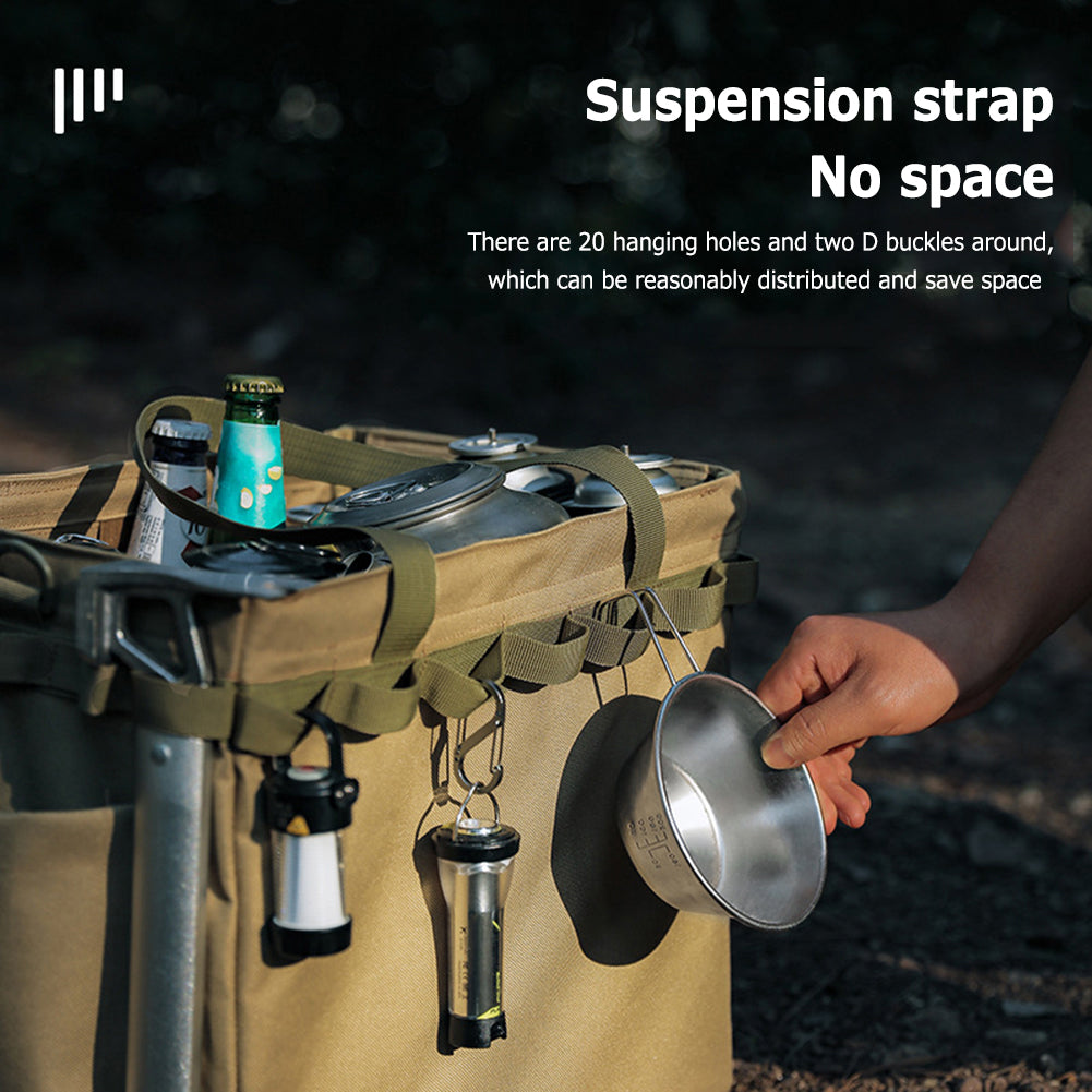 Outdoor Camping Travel Tools Storage Large Capacity Bag Folding Firewood Handbag Picnic Barbecue Cutlery Organizer Outdoor Camping Travel Tools Storage Large Capacity Bag Folding Firewood Handbag Picnic Barbecue Cutlery Organizer